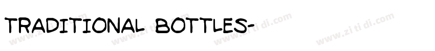 Traditional Bottles字体转换 Traditional Bottles字体转换